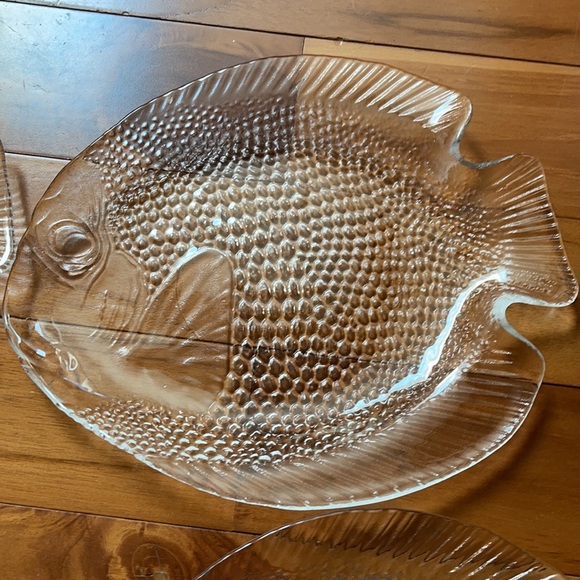 Glass fish plate set - Picture 11 of 12
